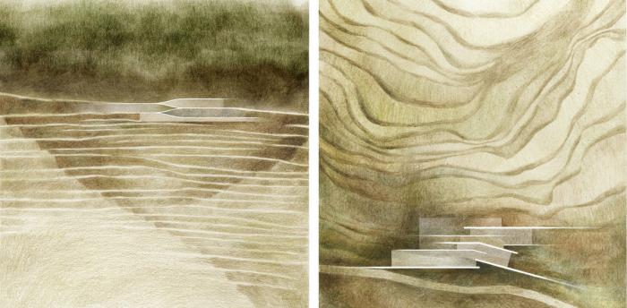 BIM建筑|粗野之中，宁静地消隐，喜马拉雅山间坡道小屋 / Ant Studio