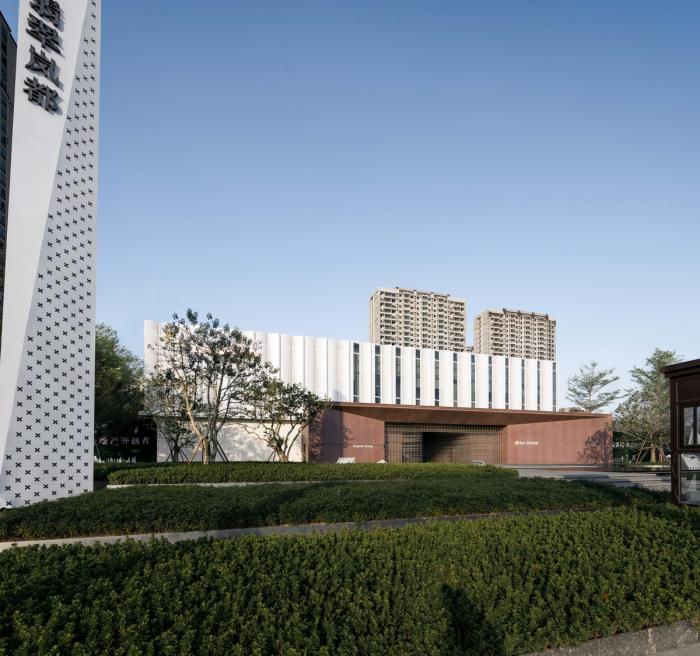 BIM建筑|立体解构，浮光掠影——奥园 · 翡翠岚都艺术馆 / 霍普股份HYP-ARCH