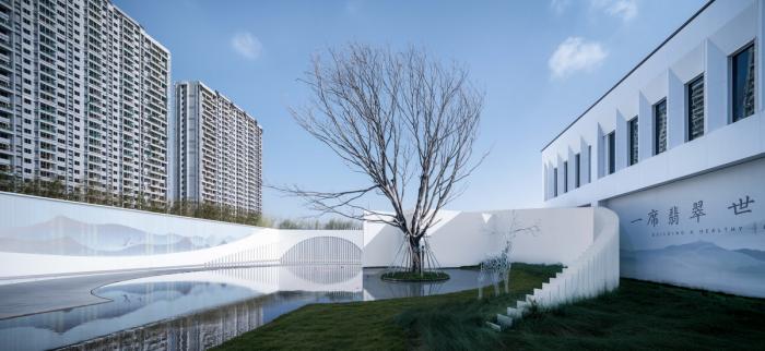 BIM建筑|立体解构，浮光掠影——奥园 · 翡翠岚都艺术馆 / 霍普股份HYP-ARCH