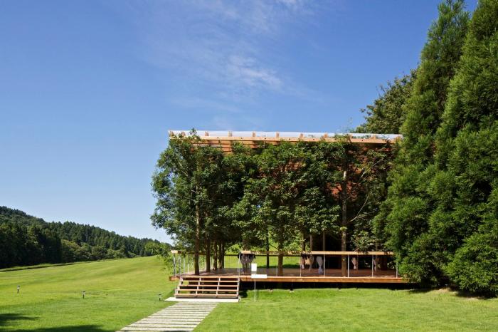 BIM建筑|槙文彦前泽住宅花园“露天剧场+白花亭” / APL design workshop