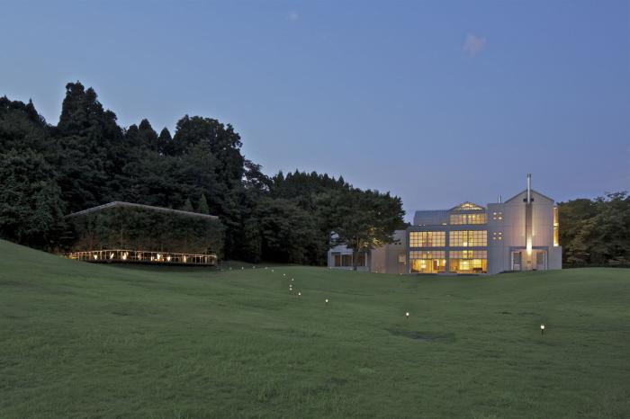 BIM建筑|槙文彦前泽住宅花园“露天剧场+白花亭” / APL design workshop