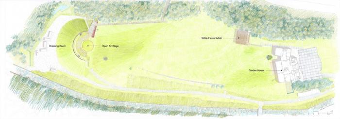 BIM建筑|槙文彦前泽住宅花园“露天剧场+白花亭” / APL design workshop