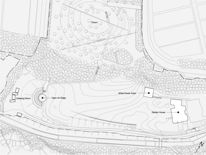 BIM建筑|槙文彦前泽住宅花园“露天剧场+白花亭” / APL design workshop
