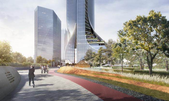 BIM建筑|原来裙楼真的可以长得像裙子 | 解密GWP丰盛101大厦