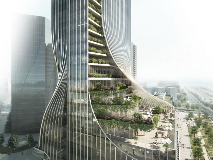 BIM建筑|原来裙楼真的可以长得像裙子 | 解密GWP丰盛101大厦