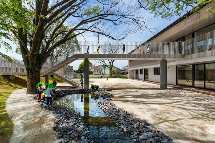 BIM建筑|儿童画里的木屋乐园，MRN幼儿园 / HIBINOSEKKEI +日比野设计