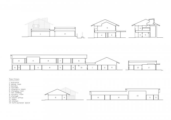 BIM建筑|儿童画里的木屋乐园，MRN幼儿园 / HIBINOSEKKEI +日比野设计