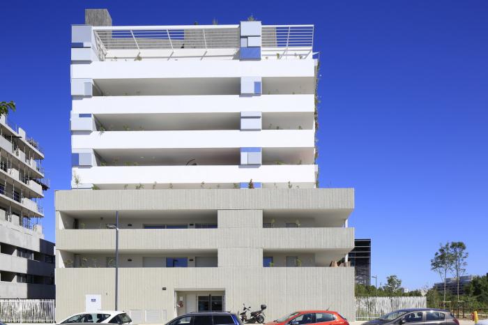 BIM建筑|极富变化的肌理，蒙皮利埃公园公寓“I-Park” / NBJ Architectes