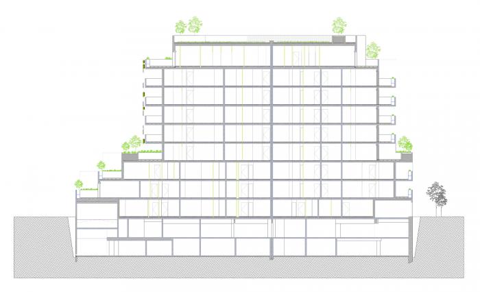 BIM建筑|极富变化的肌理，蒙皮利埃公园公寓“I-Park” / NBJ Architectes