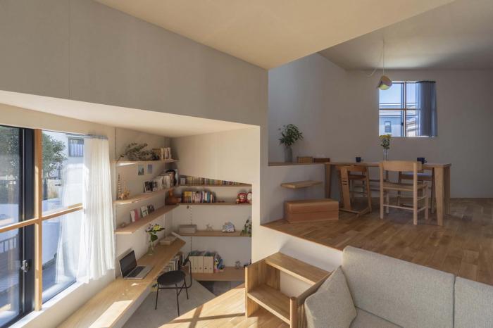 BIM建筑|登山路径般的迷你空间，高规“螺旋”住宅 / 岛田阳建筑事务所