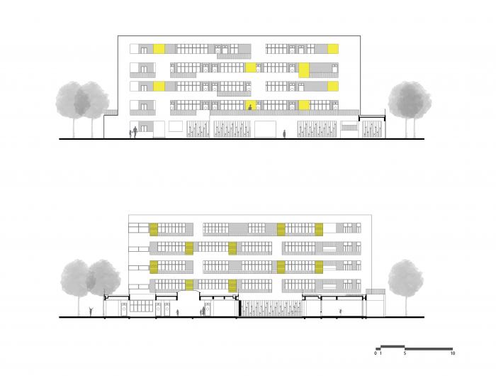 BIM建筑|小河弯弯，愉快嬉戏的童年——宁波杭州湾滨海小学 / 浙江大学建筑设计研究院