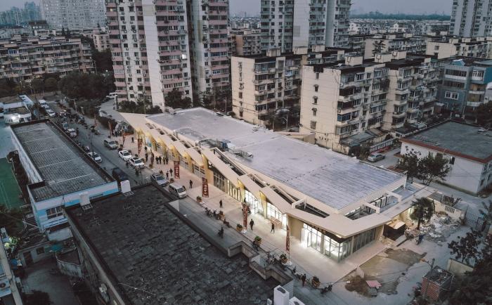 BIM建筑|第三空间视阈下的菜场，勤海睦邻中心 / 予舍予筑