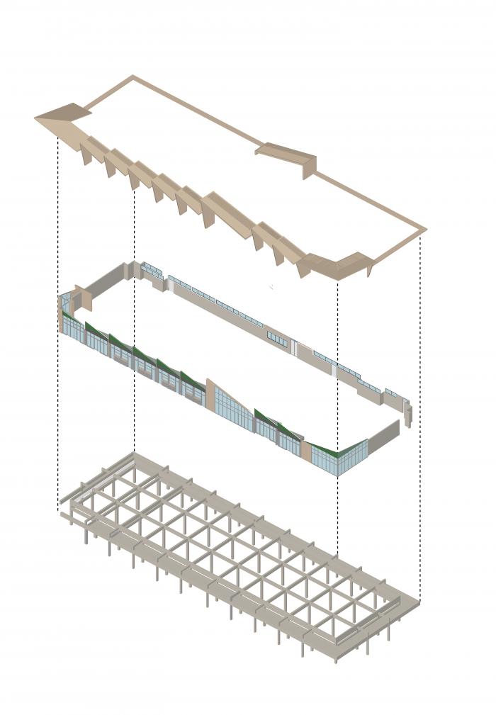 BIM建筑|第三空间视阈下的菜场，勤海睦邻中心 / 予舍予筑