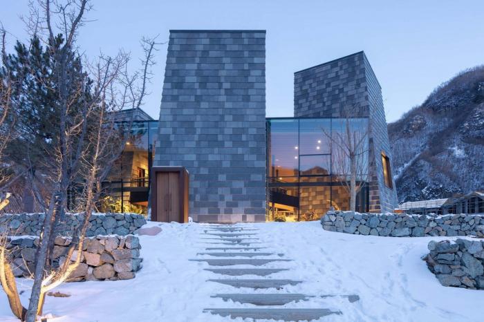 BIM建筑|森之谷温泉中心 / B.L.U.E. 建筑设计事务所