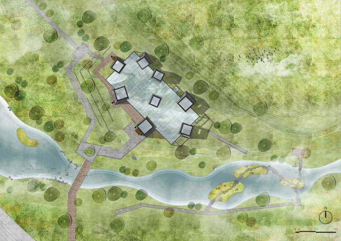 BIM建筑|森之谷温泉中心 / B.L.U.E. 建筑设计事务所