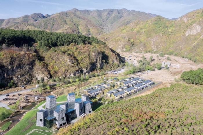 BIM建筑|森之谷温泉中心 / B.L.U.E. 建筑设计事务所