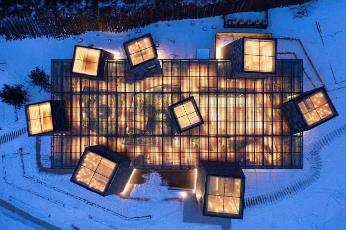 BIM建筑|森之谷温泉中心 / B.L.U.E. 建筑设计事务所