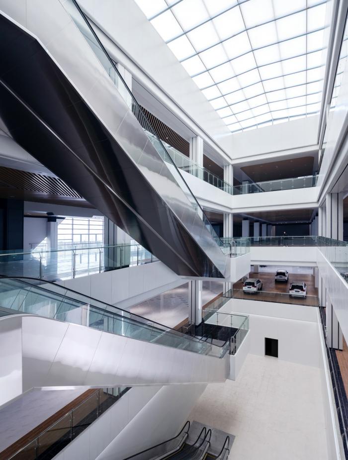 BIM建筑|极速车王的起点——天益国际汽车城 / 三益建筑设计