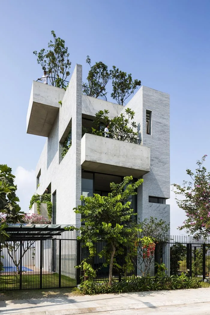 BIM建筑|城市“树屋”，越南Binh住宅 / 武重义建筑事务所