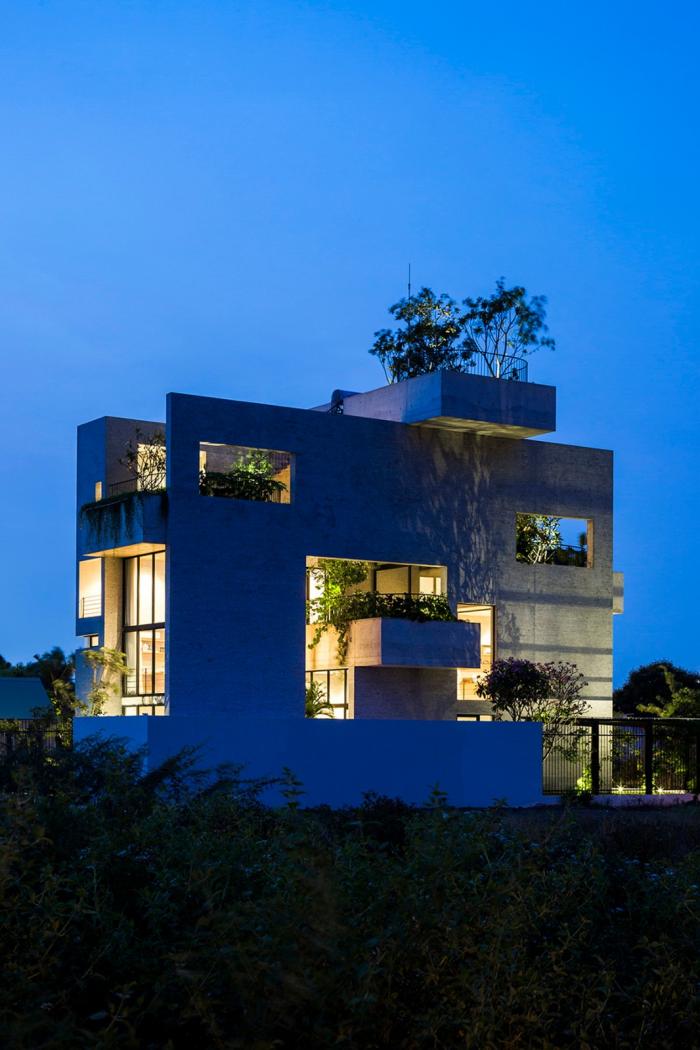 BIM建筑|城市“树屋”，越南Binh住宅 / 武重义建筑事务所