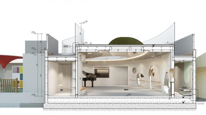 BIM建筑|“豌豆屋” ，一座改造而成的幼儿园 / 上海力本建筑事务所