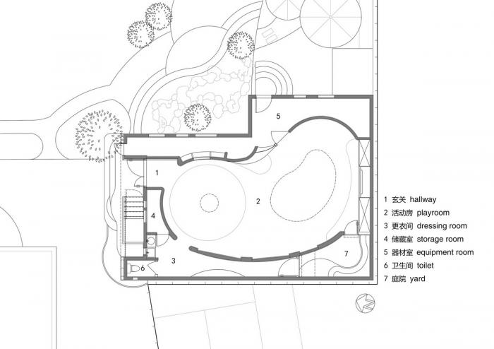 BIM建筑|“豌豆屋” ，一座改造而成的幼儿园 / 上海力本建筑事务所