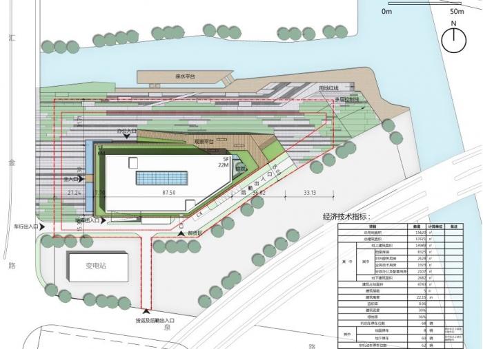 BIM建筑|如场地升起的巨石——青浦区档案馆 / UDG联创设计