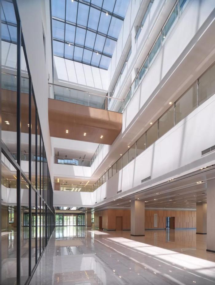 BIM建筑|如场地升起的巨石——青浦区档案馆 / UDG联创设计