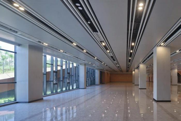 BIM建筑|如场地升起的巨石——青浦区档案馆 / UDG联创设计