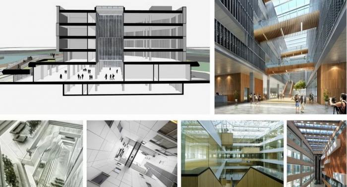 BIM建筑|如场地升起的巨石——青浦区档案馆 / UDG联创设计