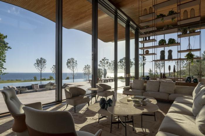 BIM建筑|爱琴海岸安静流淌的暖浪：Dolunay庄园 / Foster + Partners