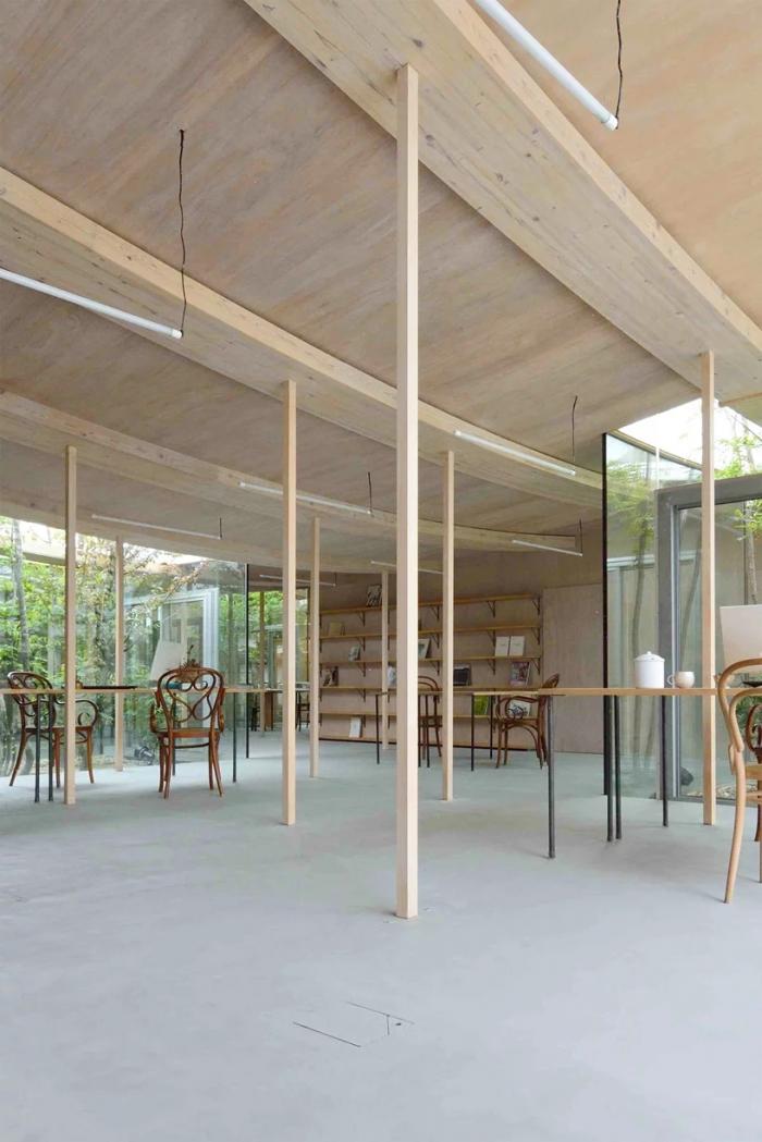 BIM建筑|白色飞船木屋，富有张力的伸展，Sannouno办公室 / Sudio Velocity