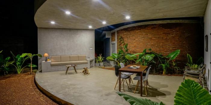 BIM建筑|斯里兰卡郊区的僻静居所——“死胡同”住宅