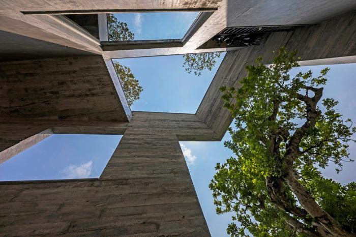 BIM建筑|居于丛林之间：越南“五角平面”树屋 / 武重义建筑事务所