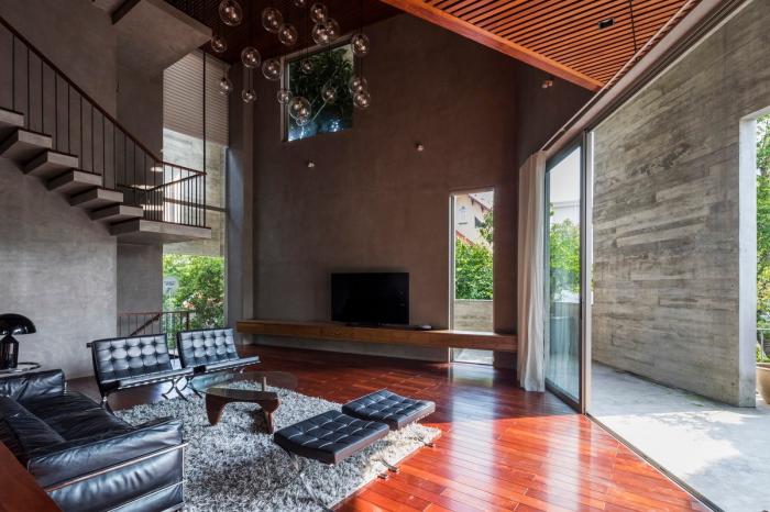 BIM建筑|居于丛林之间：越南“五角平面”树屋 / 武重义建筑事务所