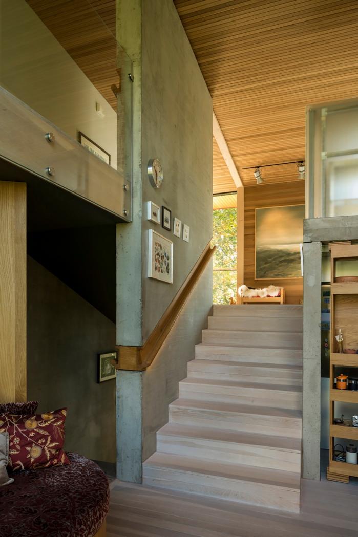 BIM建筑|挪威“楼梯”住宅，朝向峡湾的花园之家