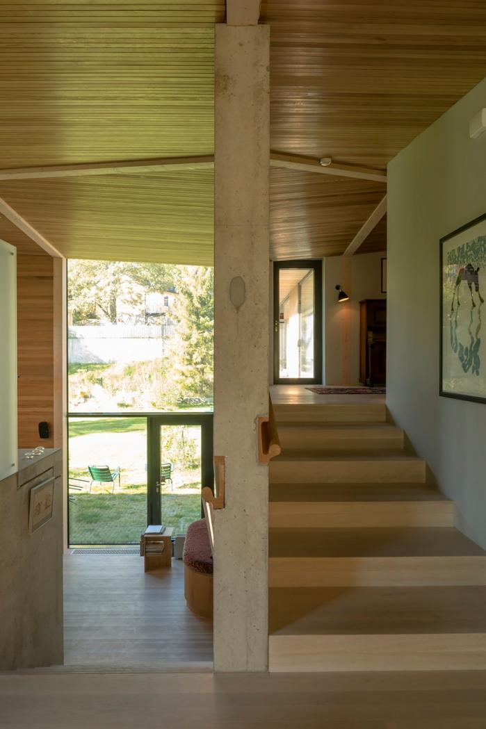 BIM建筑|挪威“楼梯”住宅，朝向峡湾的花园之家