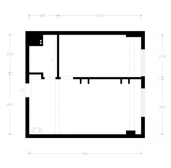 BIM建筑|46㎡北京旧房改造，90后单身女孩极简空间 / 无名创想联盟