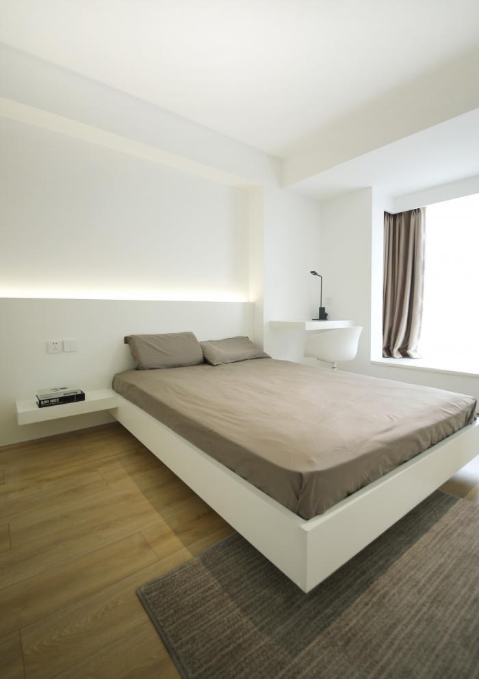 BIM建筑|46㎡北京旧房改造，90后单身女孩极简空间 / 无名创想联盟