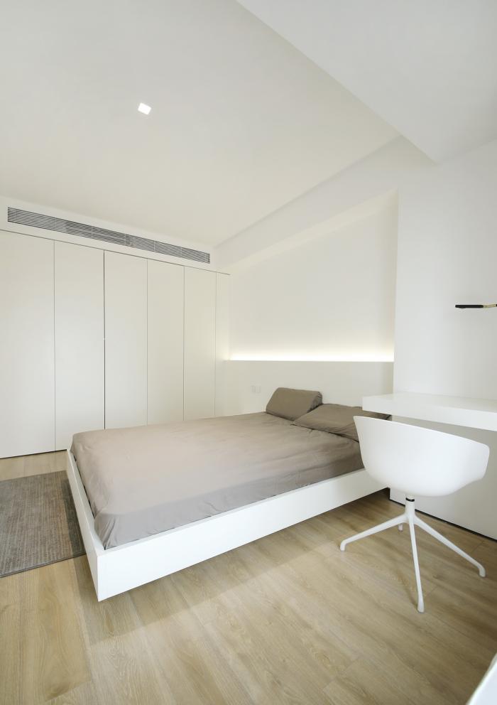 BIM建筑|46㎡北京旧房改造，90后单身女孩极简空间 / 无名创想联盟