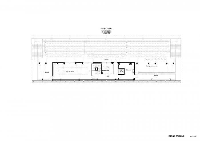 BIM建筑|轻落于农场草地上的蝴蝶：Ger体育场