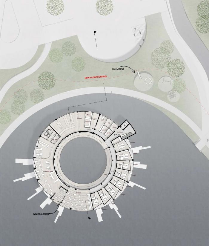 BIM建筑|森林湖泊上的“渔船”：Land Ahoy