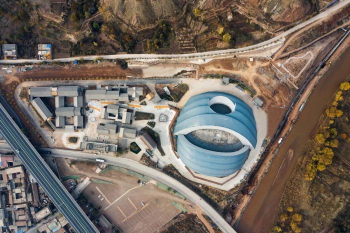 BIM建筑|日月相对，华夏文化展示中心 / 青岛腾远设计事务所 + ECA2