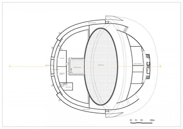 BIM建筑|日月相对，华夏文化展示中心 / 青岛腾远设计事务所 + ECA2