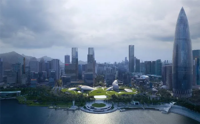BIM建筑|都市旷野之境，“深圳湾文化广场”方案设计 / MAD