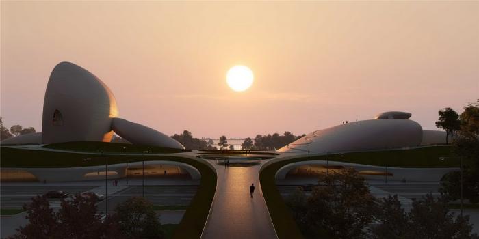 BIM建筑|都市旷野之境，“深圳湾文化广场”方案设计 / MAD