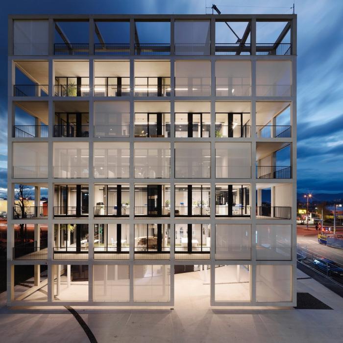 BIM建筑|外方内圆，半遮半掩的透明光影——C&P 公司总部