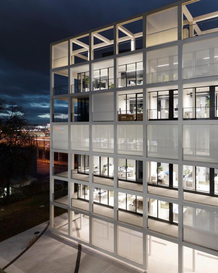 BIM建筑|外方内圆，半遮半掩的透明光影——C&P 公司总部