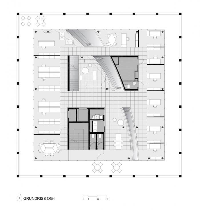 BIM建筑|外方内圆，半遮半掩的透明光影——C&P 公司总部