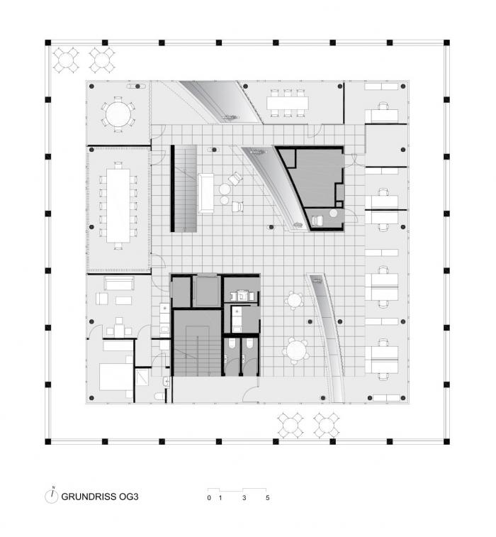 BIM建筑|外方内圆，半遮半掩的透明光影——C&P 公司总部